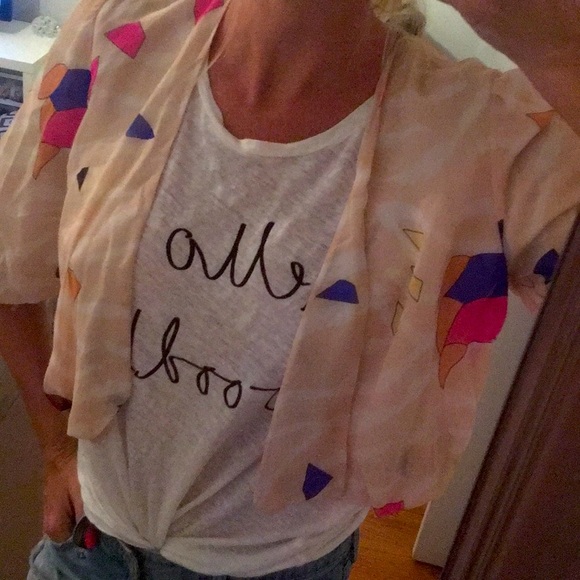 COPY - Silk jacket cropped neon - Picture 2 of 8